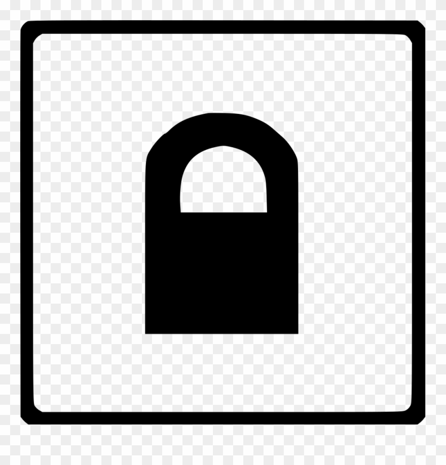 Function Security Text Svg Png Icon Free - Padlock Clipart
