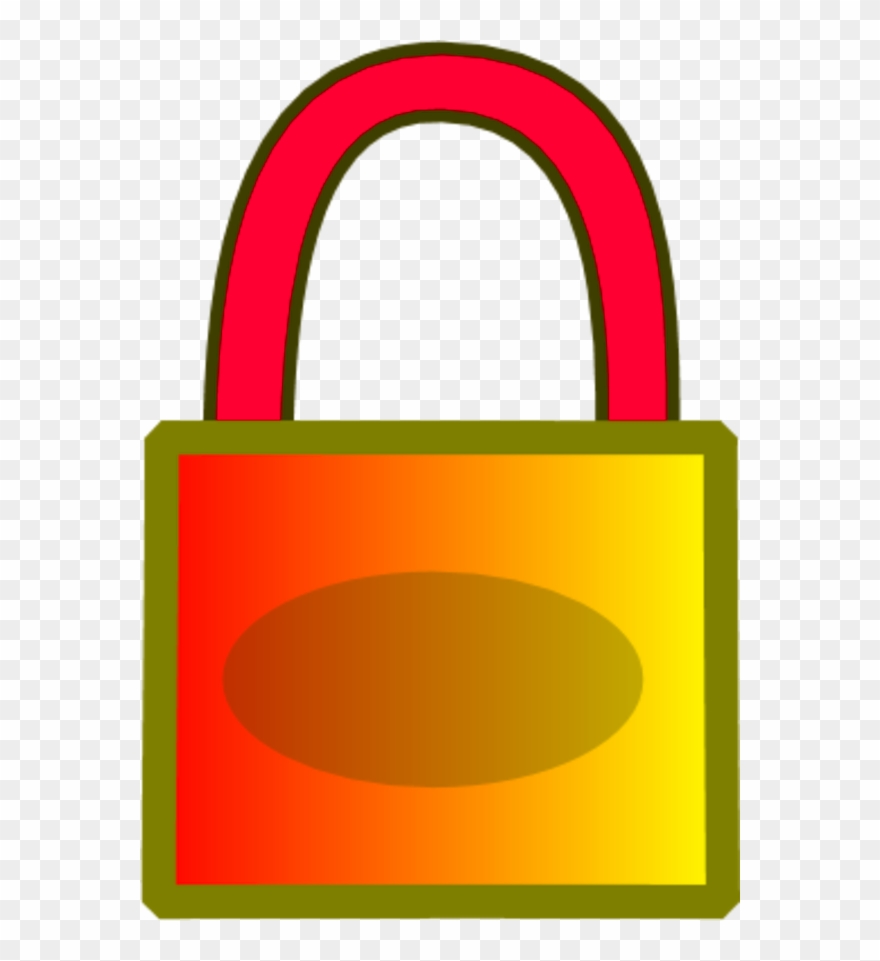 Padlock Closed Green - Clip Art - Png Download