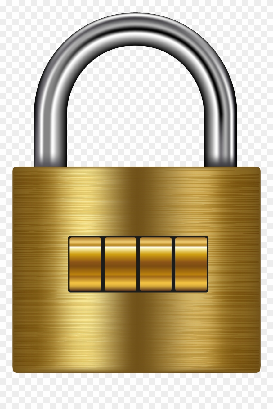 Lock Gold Png Clip Art - Smpit Nur Hidayah Surakarta Transparent Png
