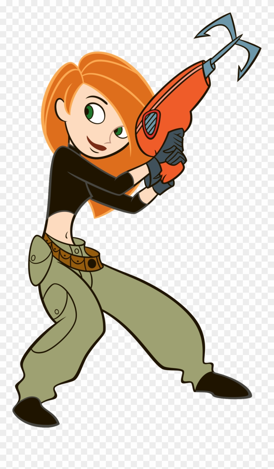Vector Transparent Library Cheerleaders Drawing Kim - Kim Possible Clipart