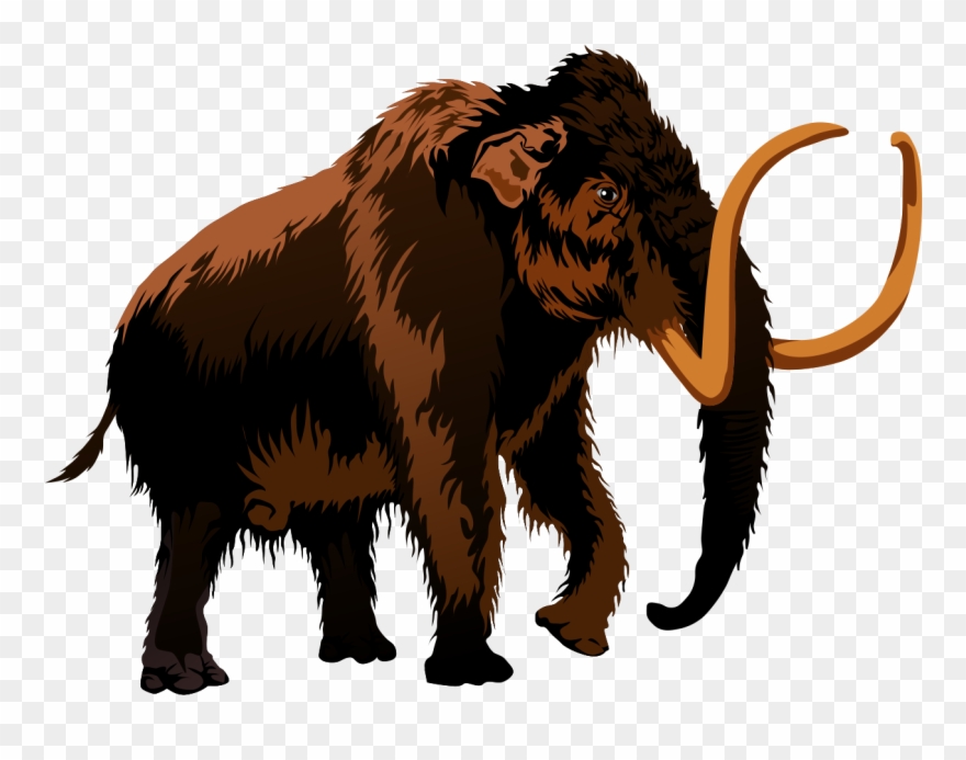 Free To Use &, Public Domain Extinct Animals Clip Art - Mammoth Clip Art - Png Download