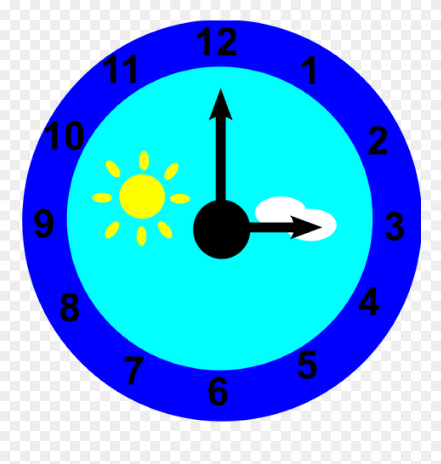 Digital Clock Jam Dinding Alarm Clocks Clock Face - Cute Clock Free Clipart - Png Download