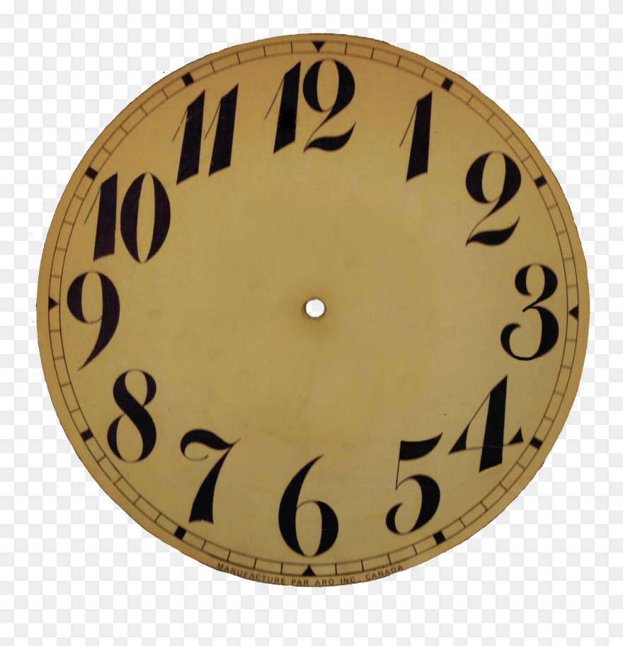 Images For Antique Clock Face Clip Art - Tactical Walls Tactical Wall Clock Black Wood Grain - Png Download