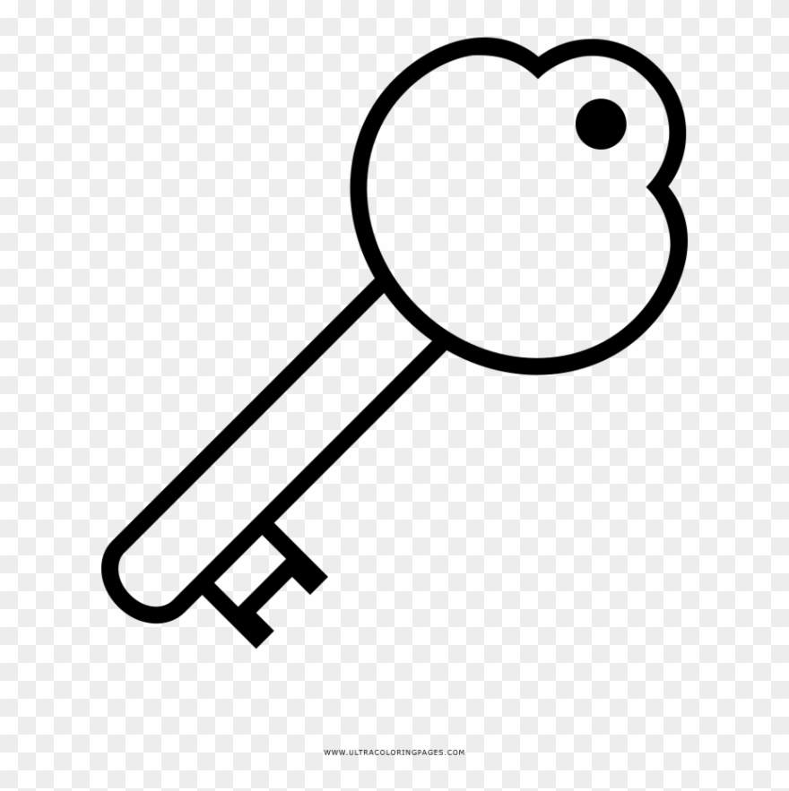 Miracle Lock And Key Coloring Page Fresh - Draw A Key And Lock Clipart