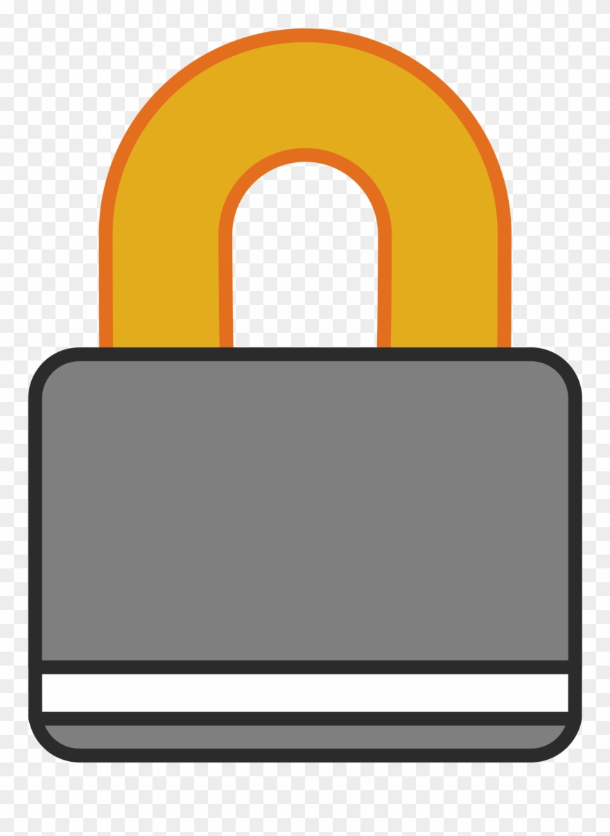 Clipart - Padlock-color - Clip Art - Png Download