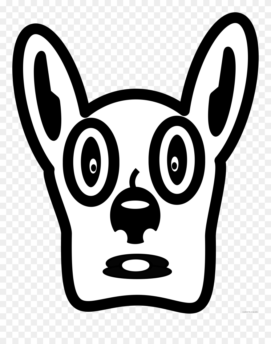 Puppy German Shepherd Download Smiley Bark - Cartoon Dog Face Shower Curtain Clipart