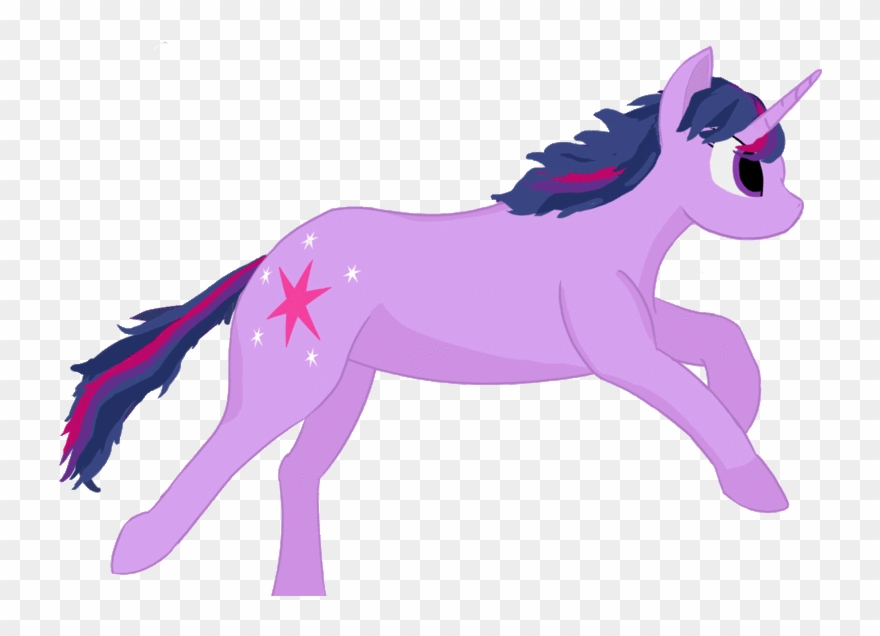 Unicorn Run Gif Clipart Horse Run Twilight Sparkle - Running Gif Transparent Background - Png Download