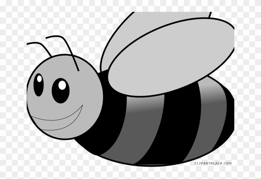 Banner Free Download Clipartblack Com Animal Free Black - Colouring Picture Of Bee - Png Download
