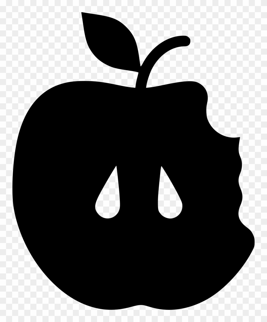 Bitten Apple Comments - Eaten Food Icon Png Clipart
