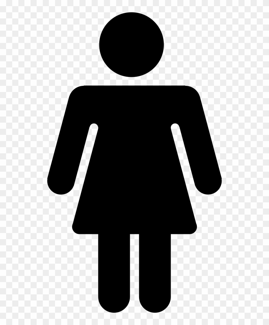 Png File - Female Toilet Signs Clip Art Transparent Png