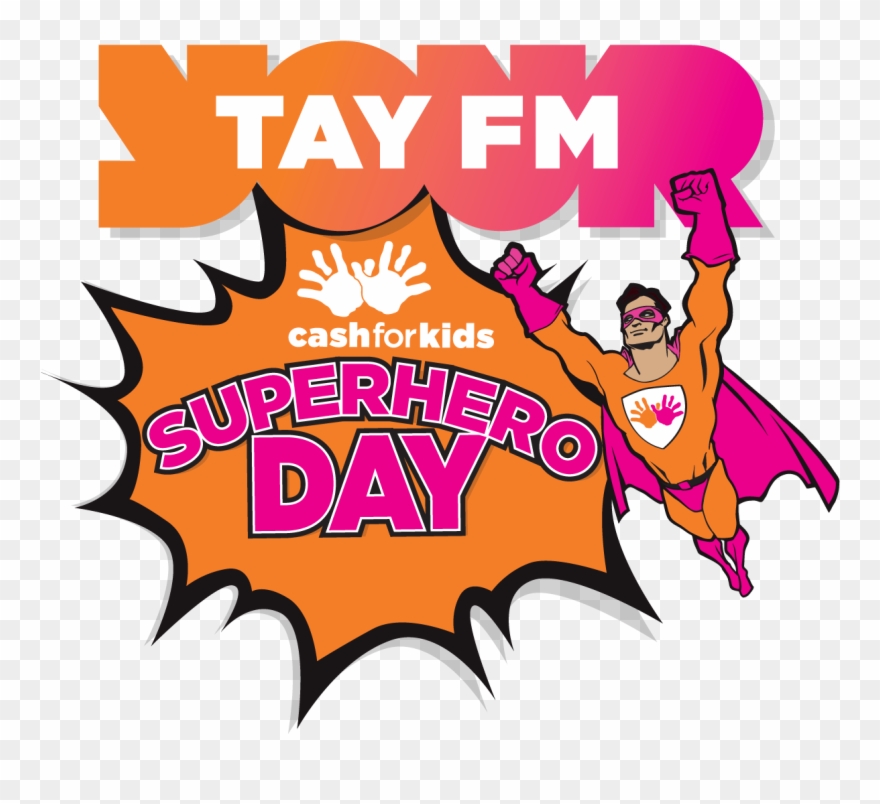 Logo - Key 103 Superhero Day Clipart