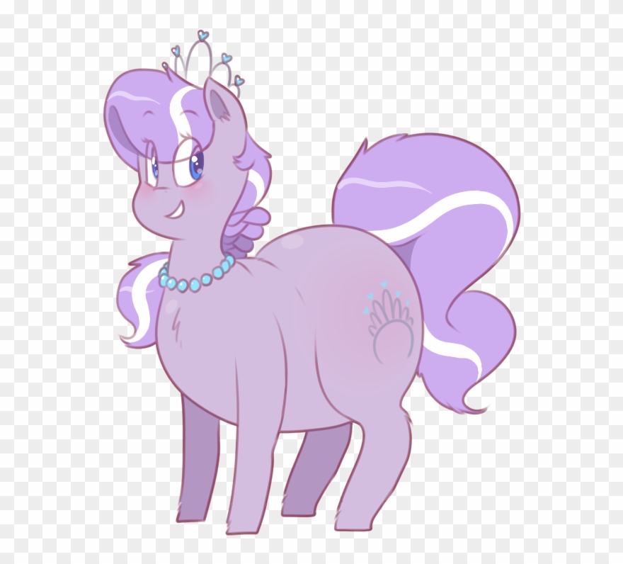 Secretgoombaman12345, Diamond Tiara, Fat, Female, Fusion, - Cartoon Clipart