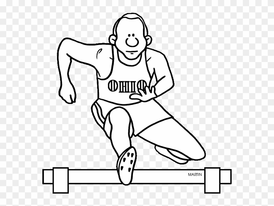 Owens Clipart Owens Clipart Owens Clipart - Jesse Owens Clip Art Black And White - Png Download
