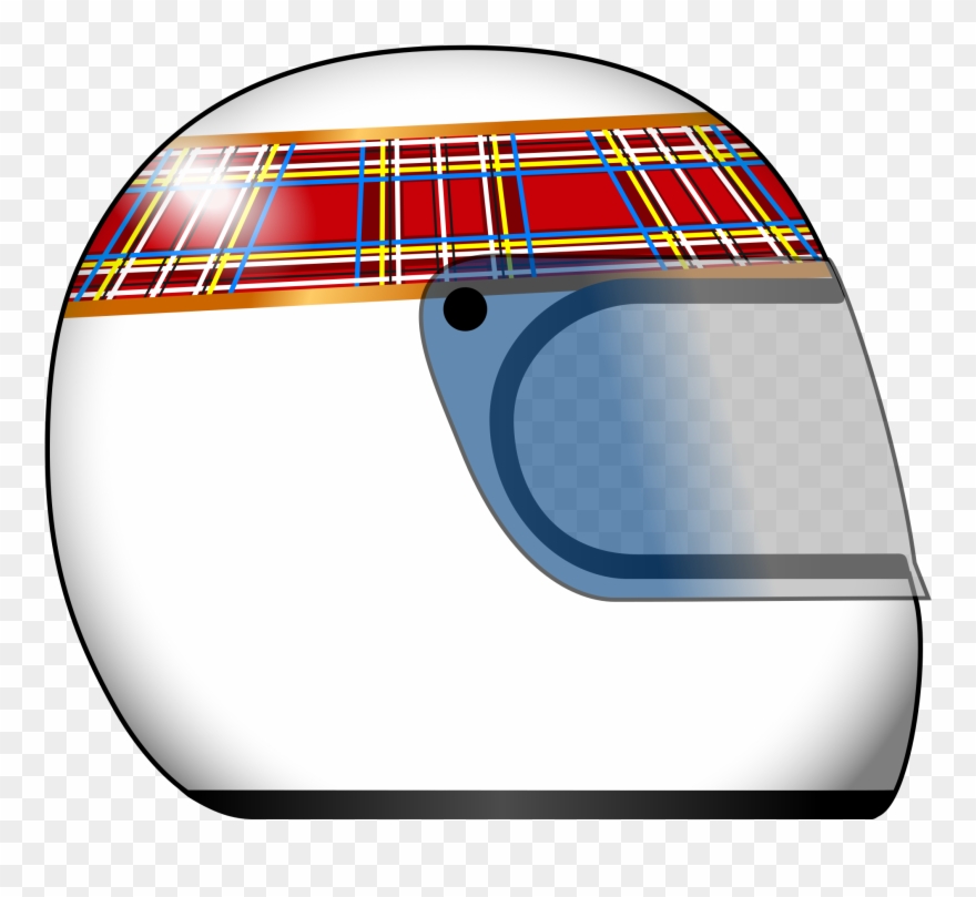 Helmet Integral Jackie Stewart - Jackie Stewart Red Tartan Clipart