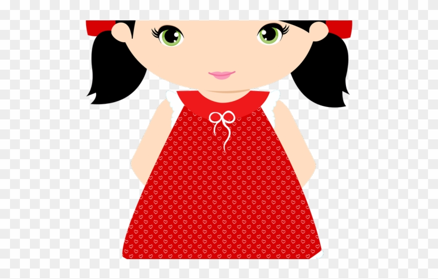 Red Dress Clipart Lil Girl - Transparent Sniper Scope - Png Download