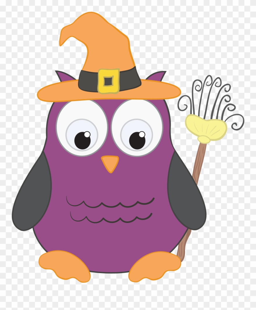 Clip Art - Hibou Halloween Clipart - Png Download
