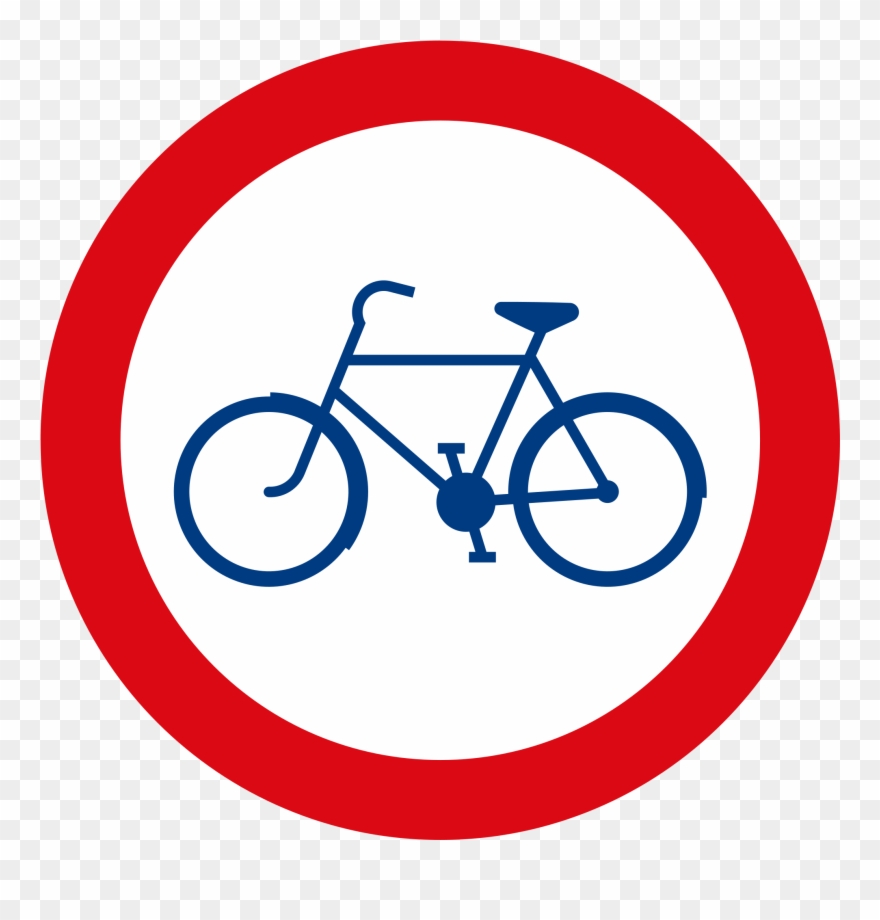 Open - Bicycle Silhouette Clipart