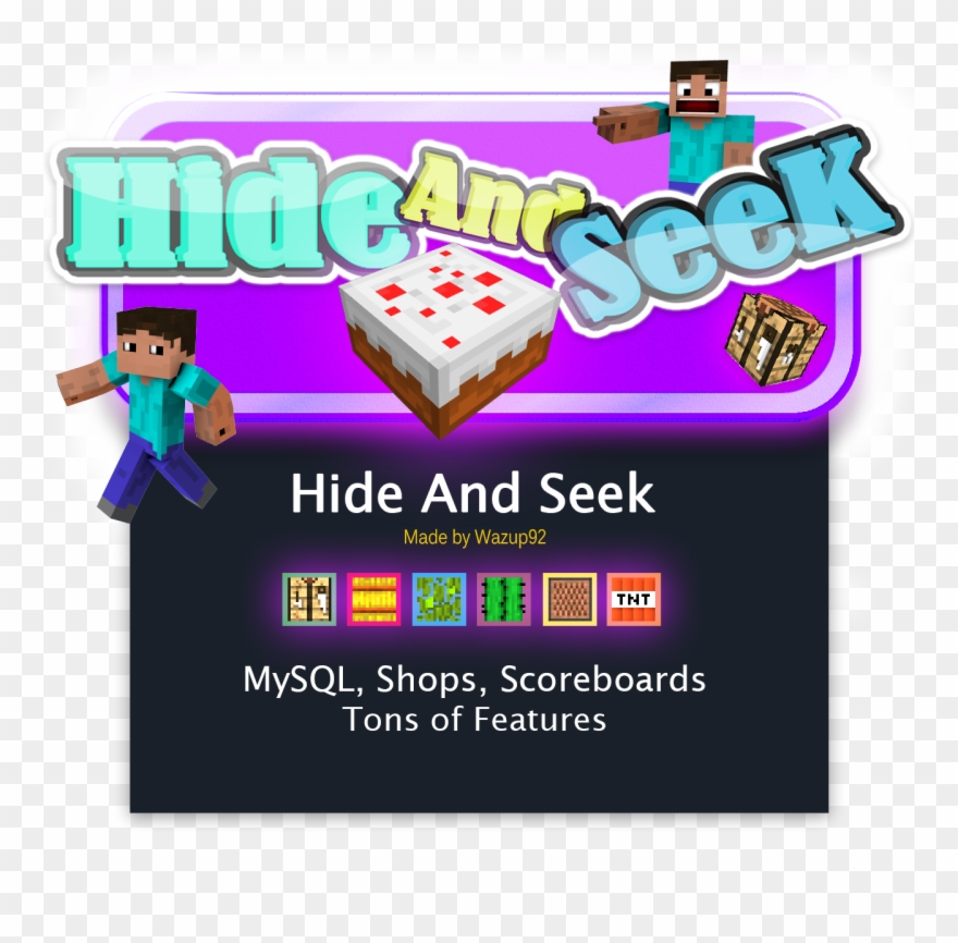 [ Img] - Hide And Seek Minecraft 1.8 Clipart