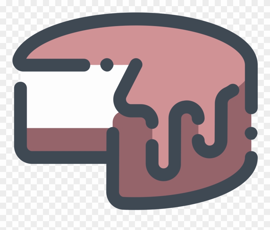 Double Chocolate Cake Icon - Chocolate Cake Icon Clipart