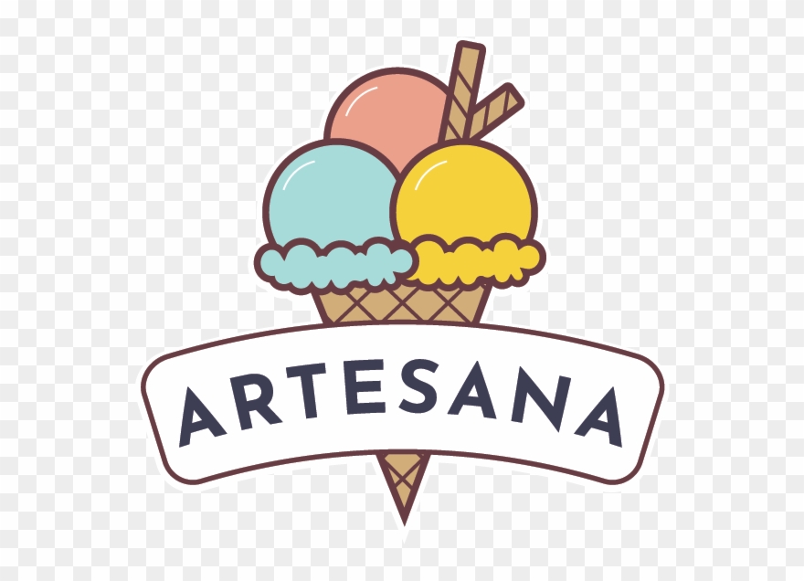 Artesana Ice Cream Logo No Circle - Artesana Ice Cream Clipart