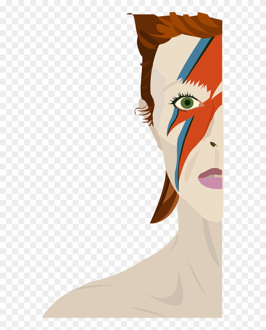 Inshare - David Bowie Vector Free Clipart