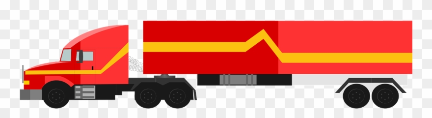 Camion De 18 Ruedas Clipart