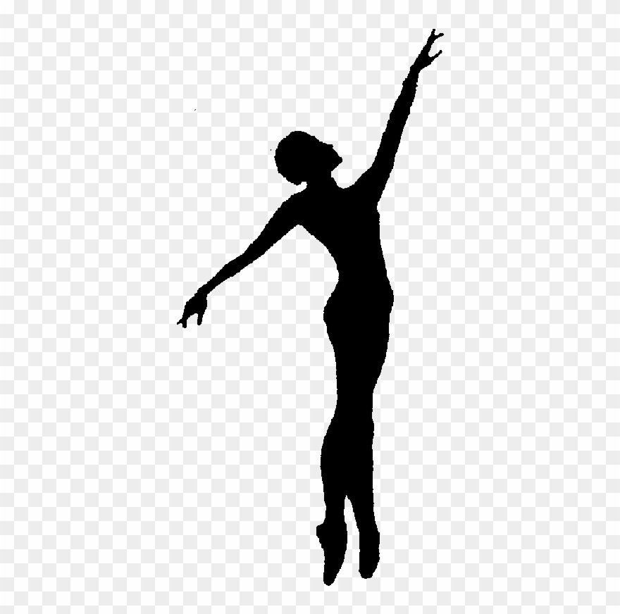Transparent Dancer Shadow - Ballet Dancing Shadow Clipart