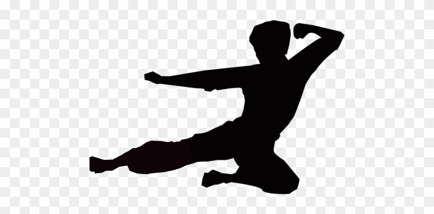 Bruce Lee Silhouette - Bruce Lee Signature Clipart