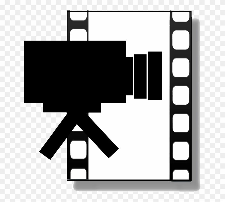 Free Download Movies Logo Black And White Clipart Film - Movies Logo Black And White - Png Download