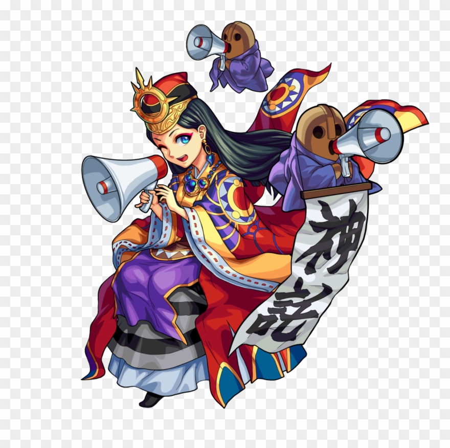 1387 - 怪物 彈 珠 卑 彌 呼 Clipart