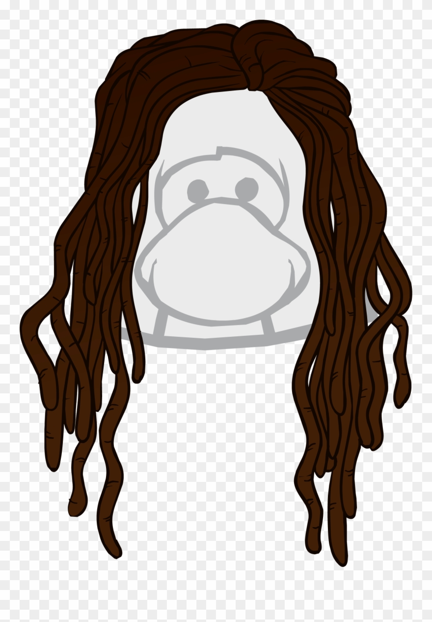 Dreads Vector Jpg Royalty Free - Cartoon Dreads Png Clipart