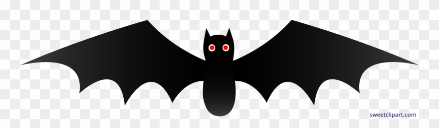 Black Bat Cliparts - Black Bat For Halloween - Png Download