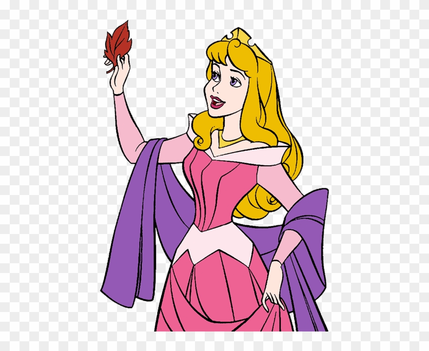 Pumpkin Aurora Holding A Leaf - Disney Images Aurora Clipart - Png Download