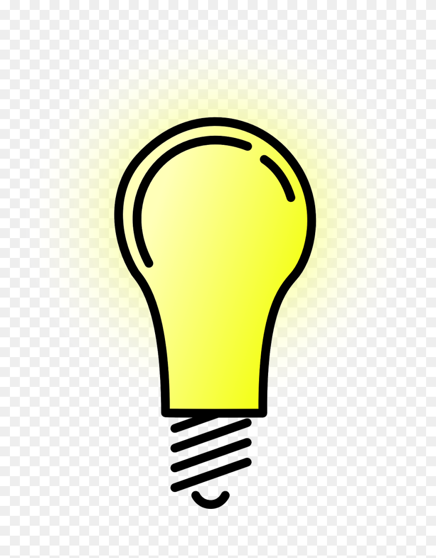 Idea Cliparts 8, Buy Clip Art - Transparent Background Light Bulb Clip Art - Png Download