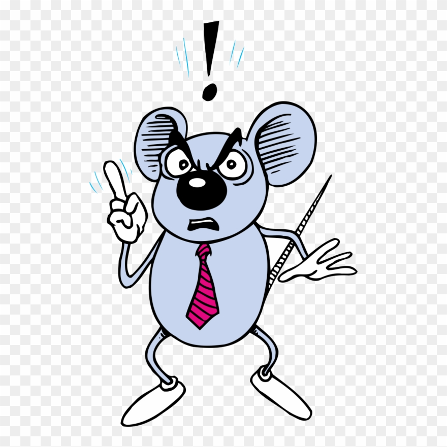 Angry Mouse Gif Clipart Computer Mouse Animated Film - False Mice & Rats Glue Traps 2-pack - Png Download
