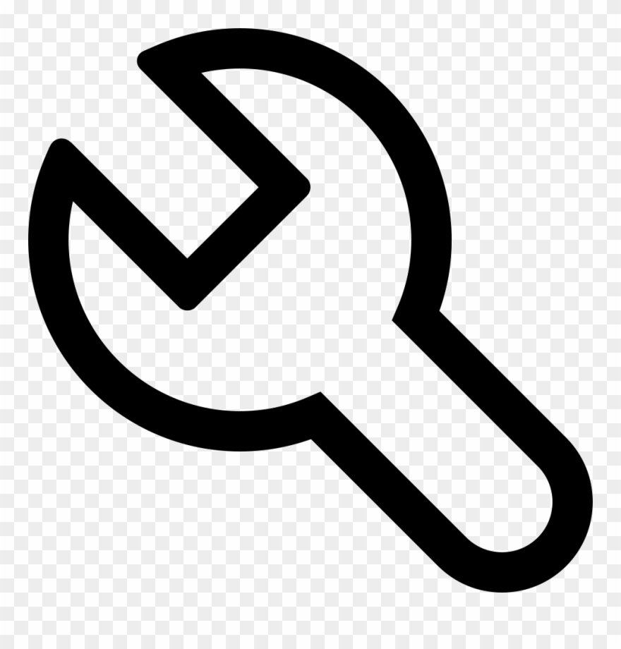 Community-service Icons - Wrench Outline Png Clipart