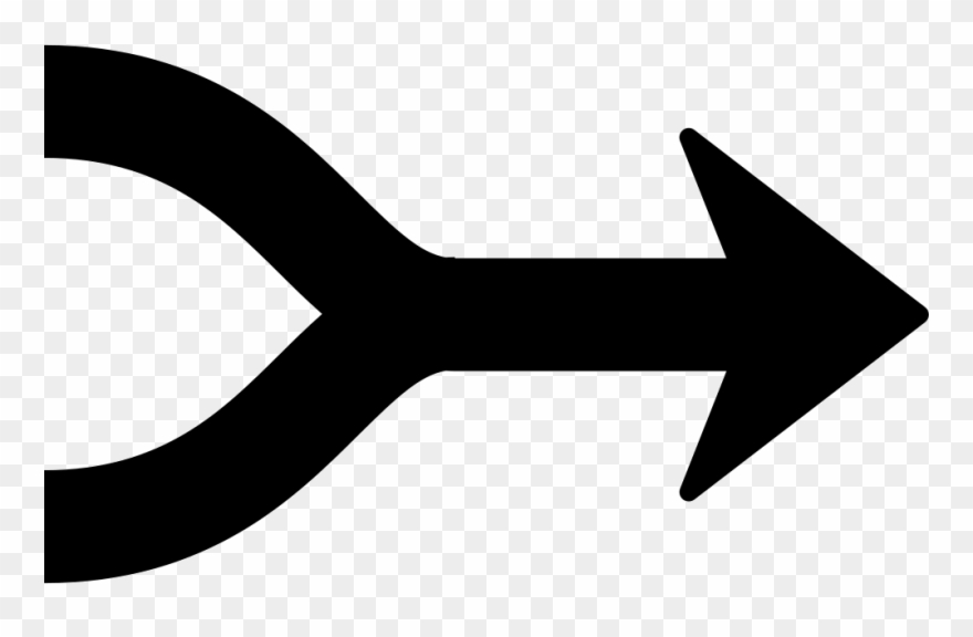 Arrow, Combine, Merge, Unify Icon - Png Arrow Merge Clipart