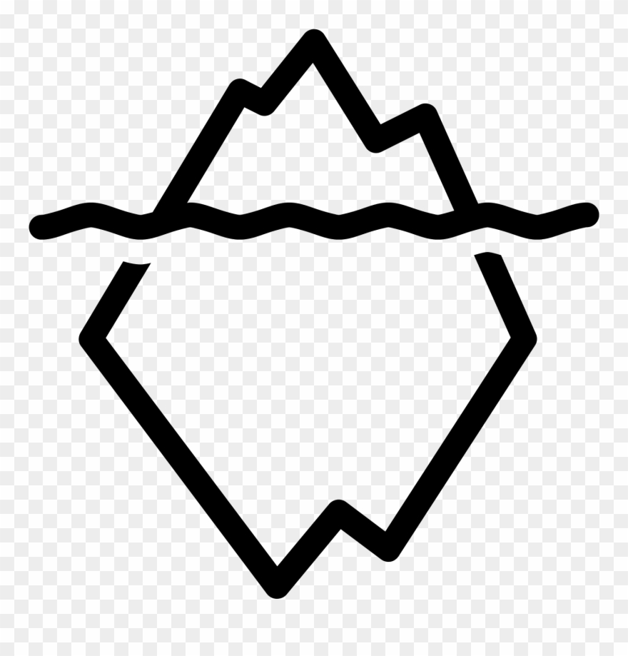 Iceberg Vector Icon Illustration Eps Vectors - Iceberg Icon Clipart