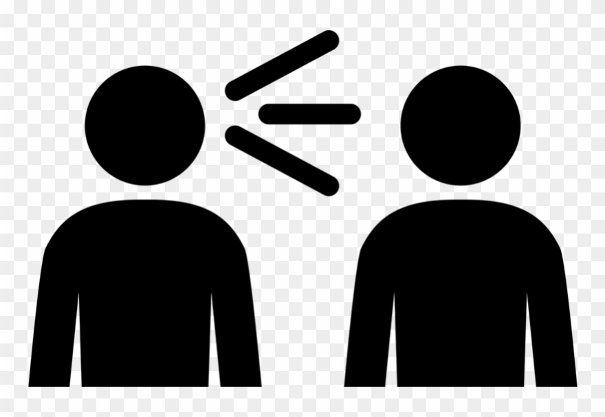 Picture - 2 Men Talking Icon Clipart