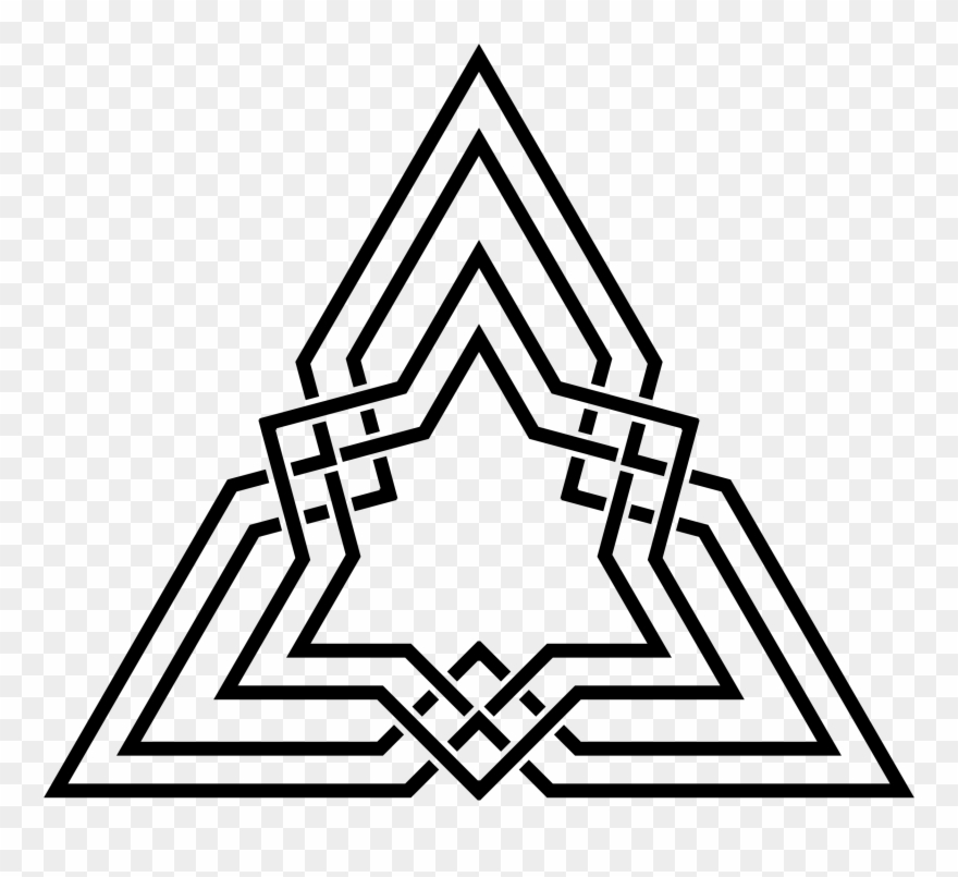 Big Image - Triangle Of Power Clipart