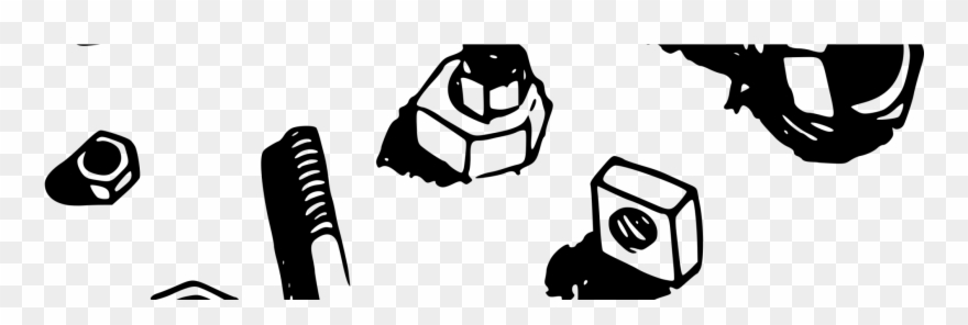 Nuts-bolts - Vector น็อต Clipart