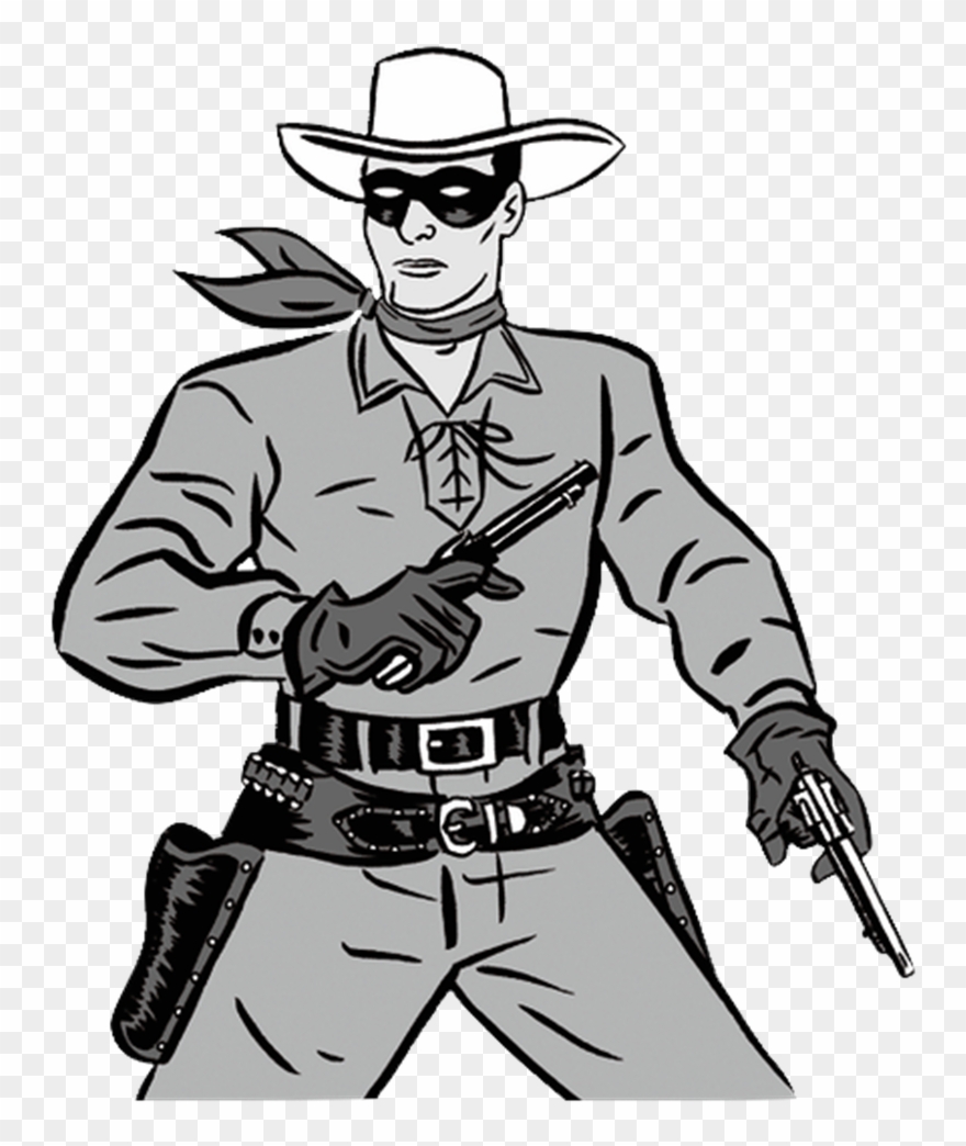 The Lone Ranger - Cartoon Clipart