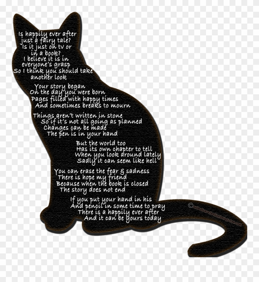 Happily Ever After Cat Tails, Life Decisions, Animal - Tabby Cat Clipart