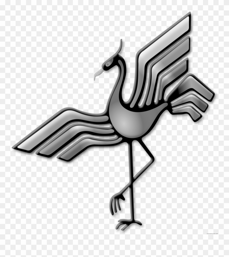 High Quality Bird Animal Free Black White Clipart Images - Bird Emblem - Png Download