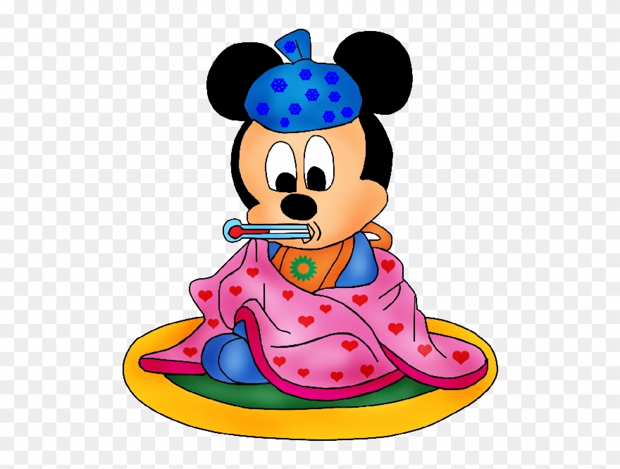Clip Art Clipart Minnie Mouse Mickey Mouse Clip Art - Sick Mickey Mouse Clipart - Png Download