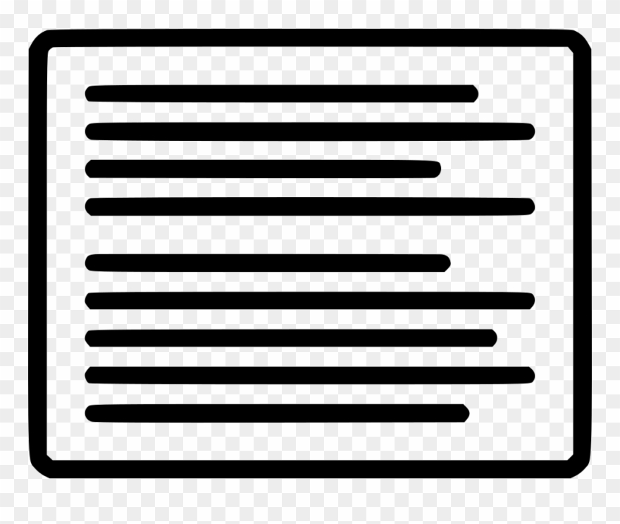 Refrigerator Clipart Rectangle Object - Text Wireframe Png Transparent Png