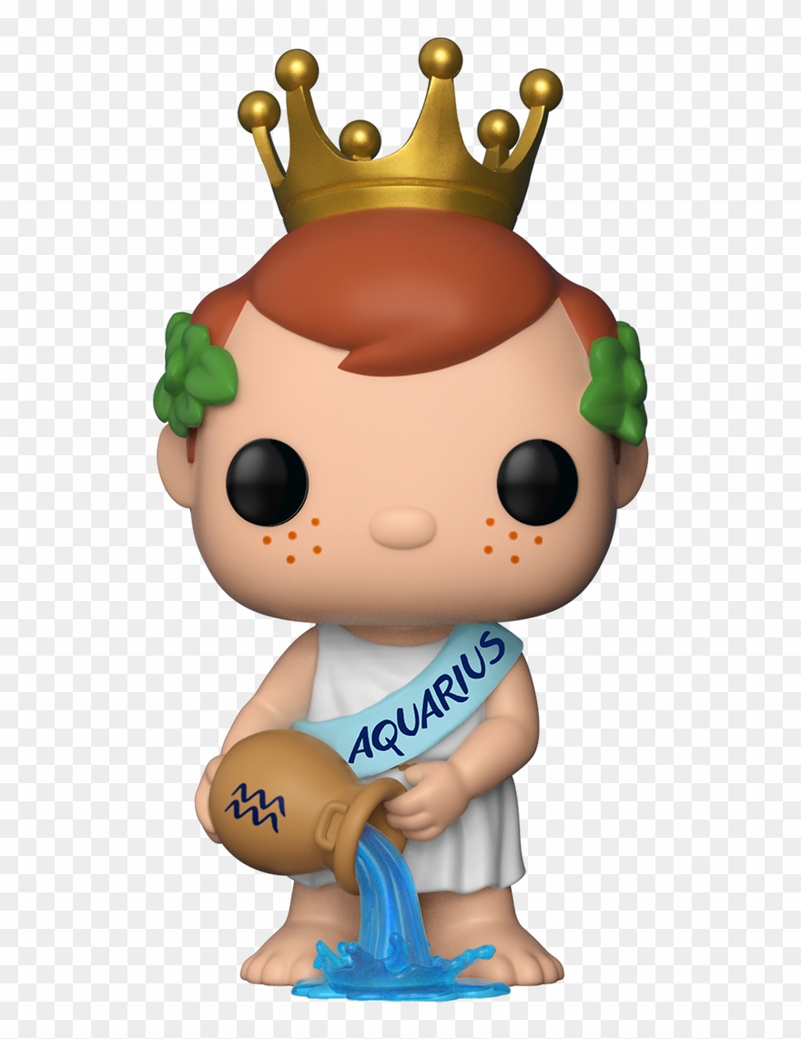 Aquarius Are Born Between January 20th And February - Freddy Funko Zodiac Pops Clipart