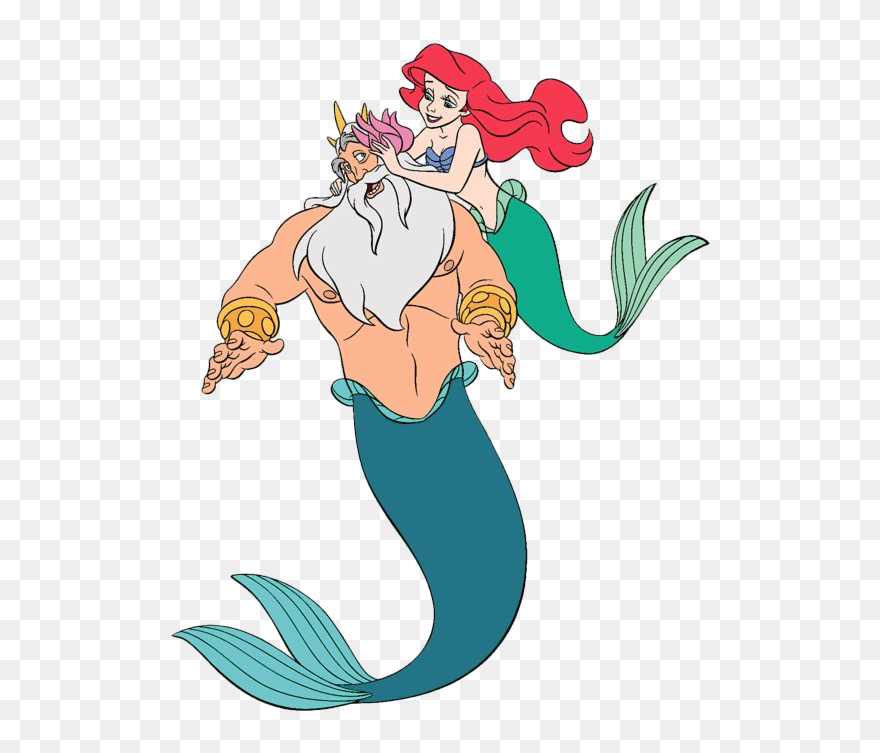 King Triton And Ariel S Sisters Clip Art 2 Disney Clip King Triton