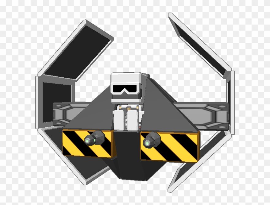 A Normal Tie Fighter From Star Wars, I Tried To Make - Cartoon Clipart