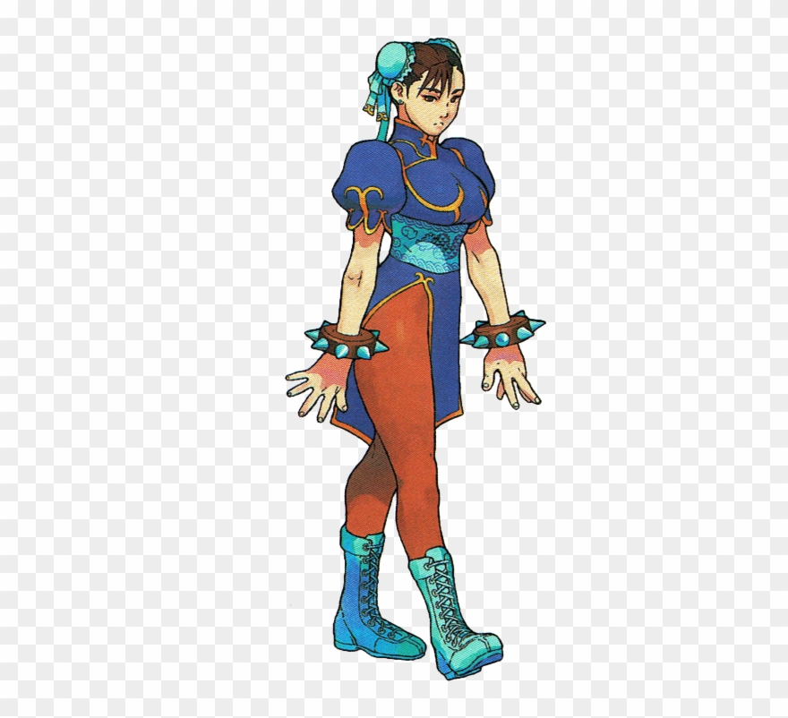 Fighter Drawing Video Game - Chun Li Street Fighter Ex Clipart